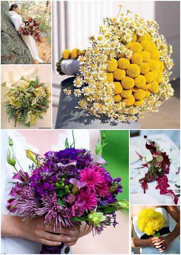 Eco-Friendly Fall Wedding Bouquets