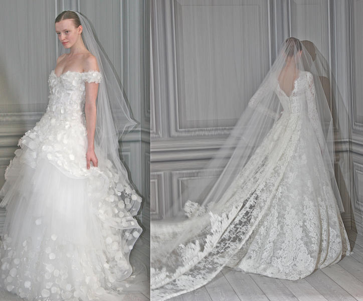 Monique Lhuillier Royal Wedding Gown Style