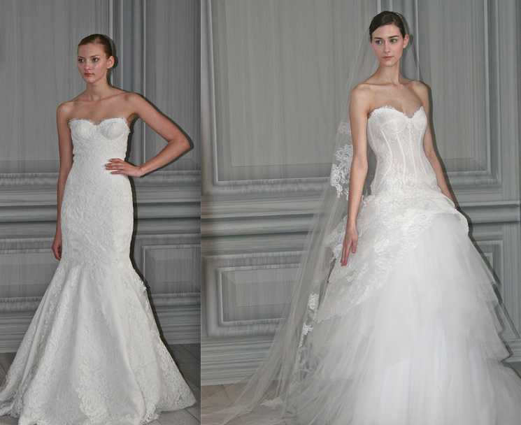 Monique Lhuillier Corset Gown Style