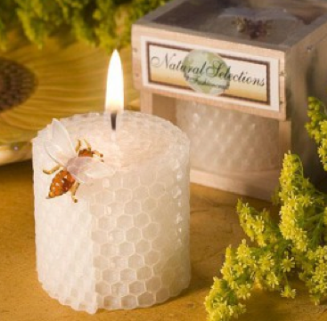 Weddingfavors.org Pure Beeswax candles