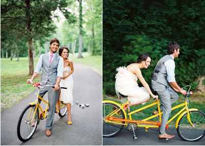 bikes eco friendly green wedding transportation jose villa