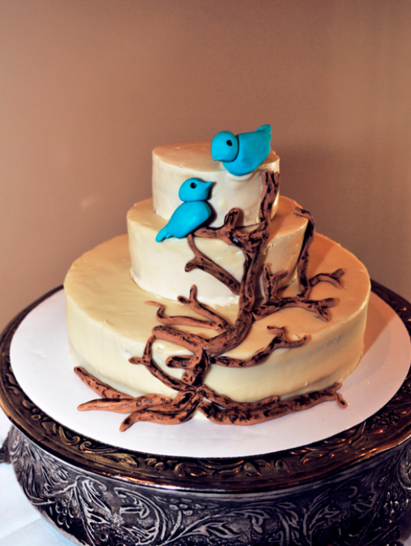 Eco-friendly wedding cake