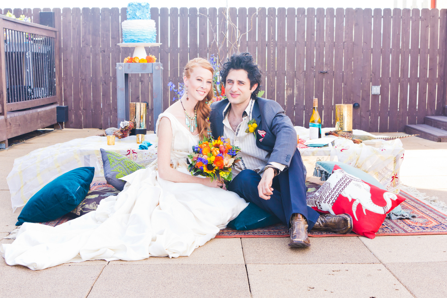 Erin Leigh Studio Eco Friendly Style Shoot Eco Beautiful Weddings Fall Missouri Terrace on Grand