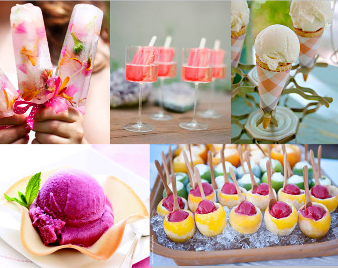 summer-frozen-treats-ice-cream-popsicle-weddings-eco-friendly-green summer frozen treats ice cream popsicle weddings eco friendly green